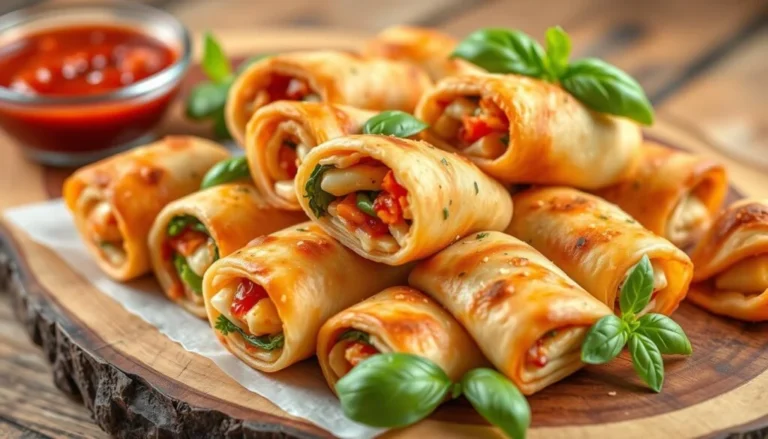 Deliciosos rollitos de pizza veganos: el mejor tentempié sin carne